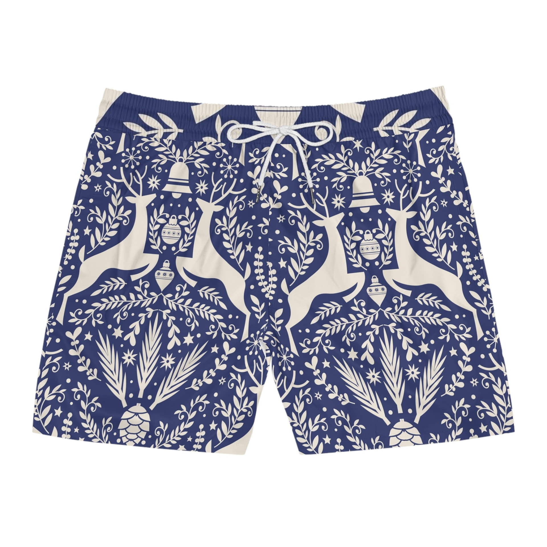 Nordic Deer Swim Shorts · Indigo