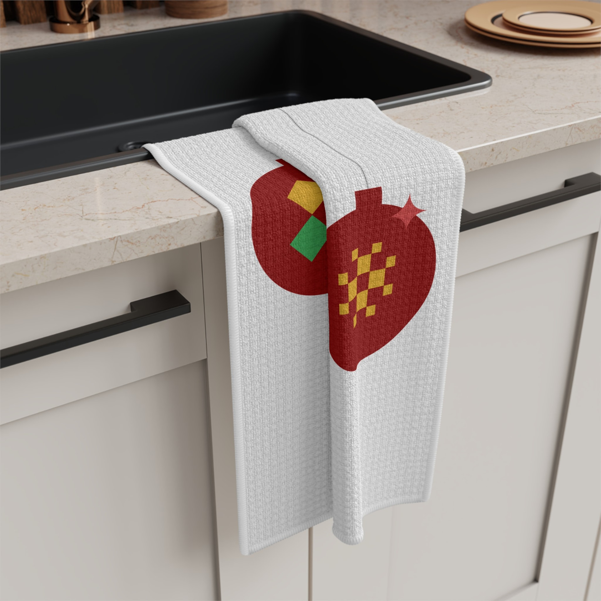 Heritage Pomegranate Tea Towel