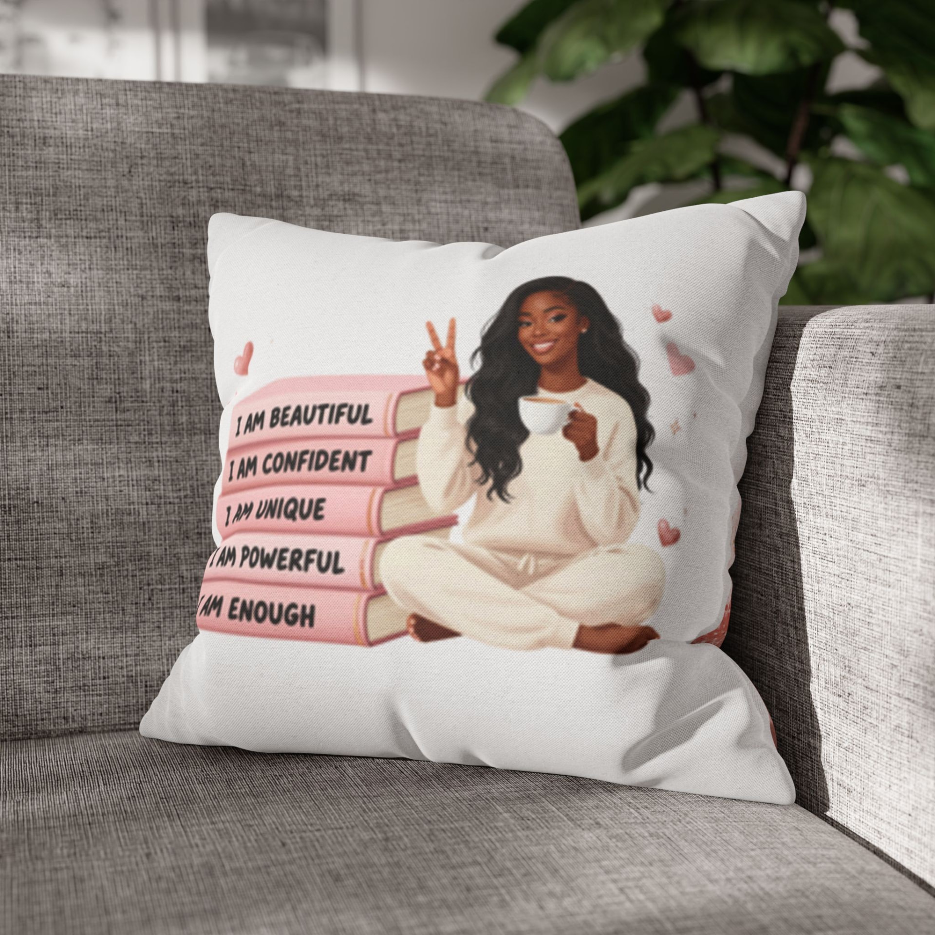 I Am Beautiful Affirmation Pillow