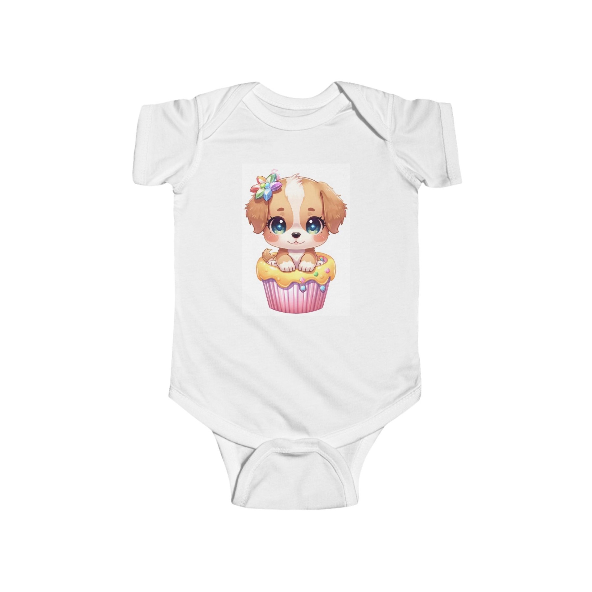 Puppy Cupcake Baby Onesie